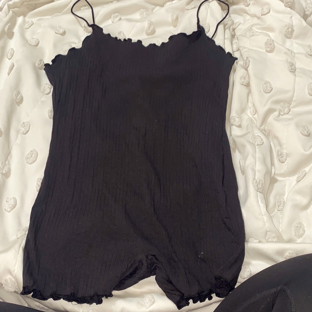 ribbed romper from shein, size large